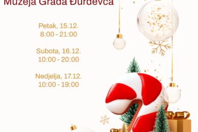 Obavijest o radnom vremenu Muzeja grada Đurđevca