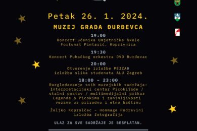 Provedite Noć muzeja u Muzeju Grada Đurđevca