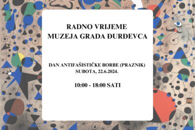 Radno vrijeme Muzeja grada Đurđevca
