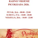 Radno vrijeme Muzeja Grada Đurđevca za vrijeme održavanja Picokijade 2026.