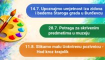 LJETNE DRUŽIONICE U MUZEJU od 10-11 sati