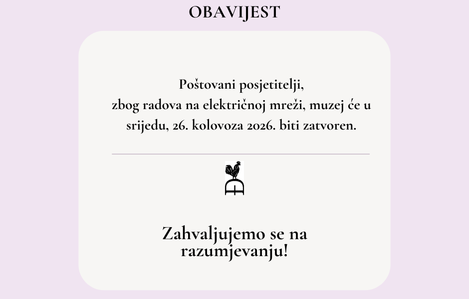 MUZEJ GRADA ĐURĐEVCA – OBAVIJEST